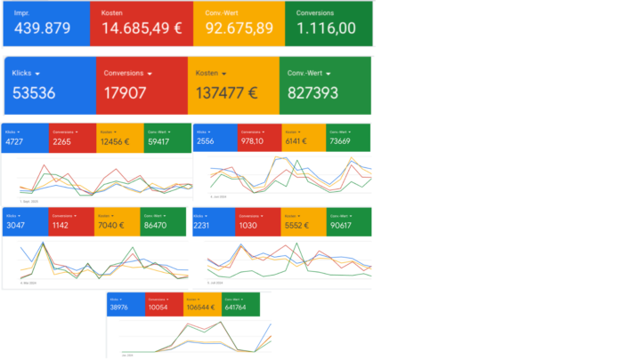 Google Ads — Dashboard Einblick