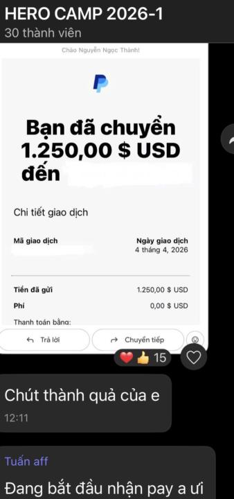 #1250$ đến từ Affiliate…
