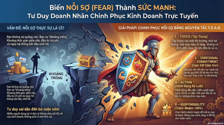 CÓ MỘT NỖI SỢ RẤT THẬT TRONG KINH DOANH TRỰC TUYẾN. VÀ NẾU BẠN KHÔNG NHÌN THẲNG VÀO NÓ – BẠN SẼ MẮC KẸT RẤT LÂU.