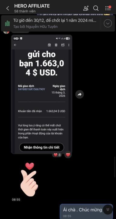 Bạn đã biết tôi yêu thích tiếp thị liên kết đến mức nào rồi đấy.