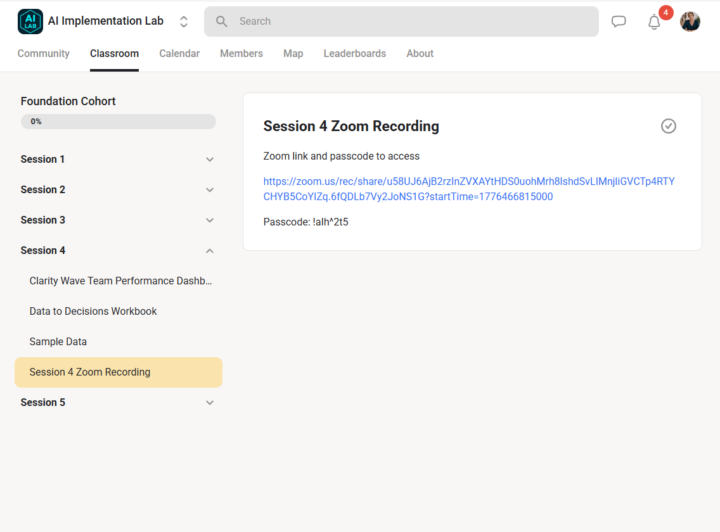 Session 4 Zoom Call
