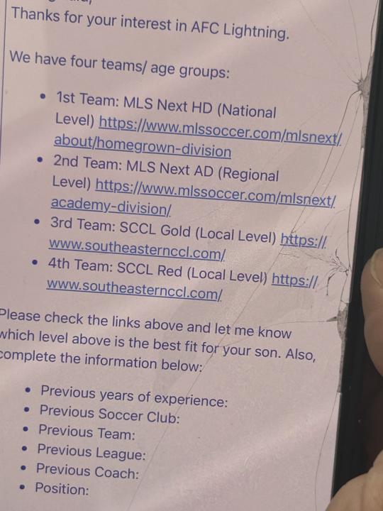 Tryouts 