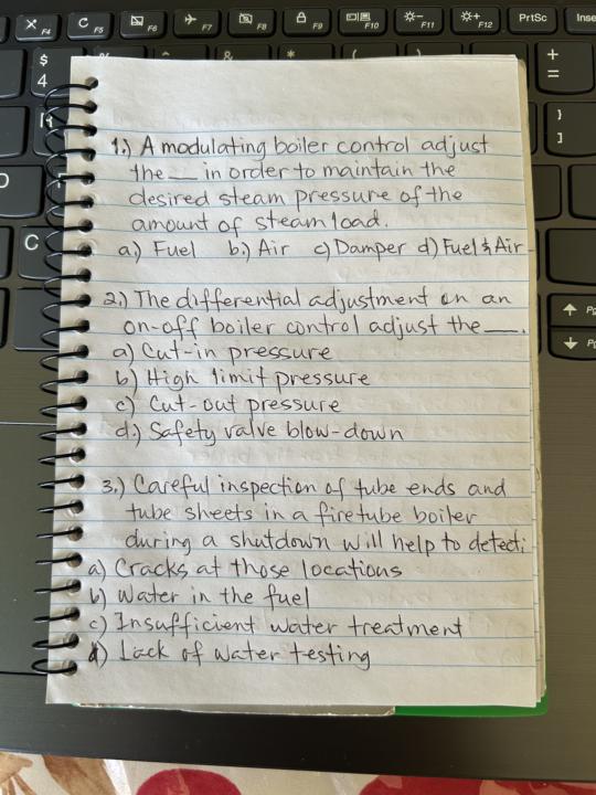 Boiler operation’s question: