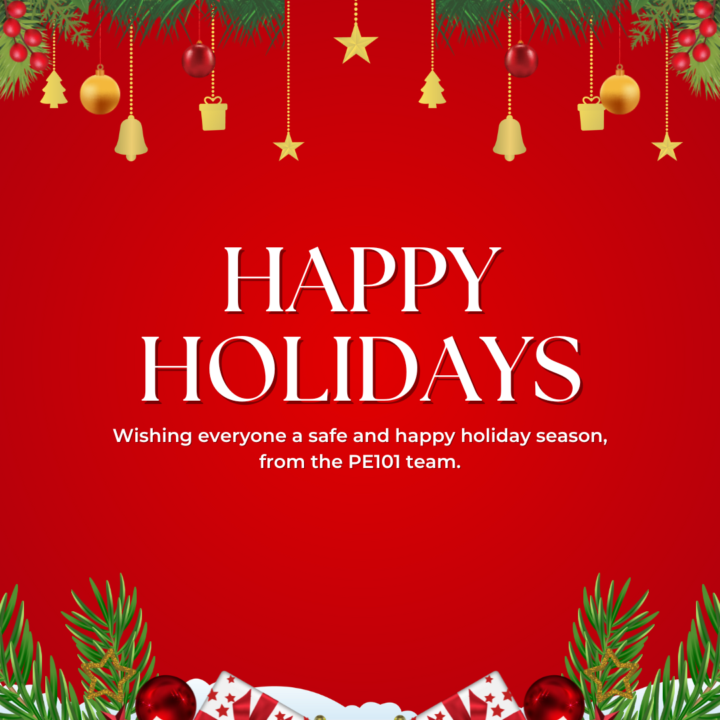Merry Christmas From The PE 101 Team!