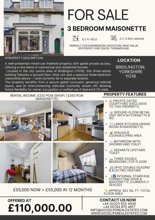 Below-Market-Value Mixed-Use Freehold Investment