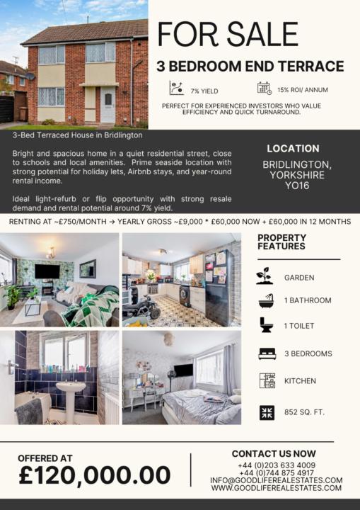 Below-Market-Value 3-Bed Investment Opportunity