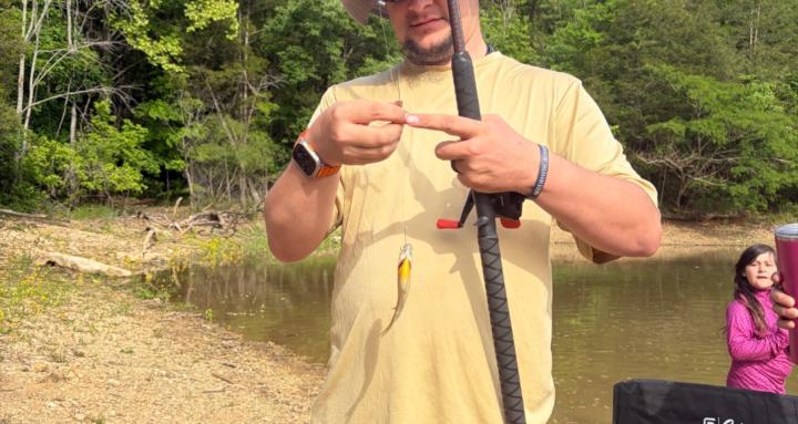 Beginner fisherman