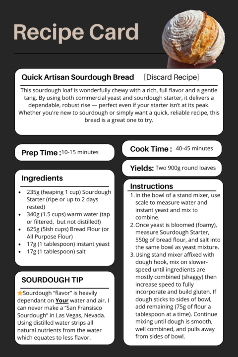 Your First Sourdough Recipe