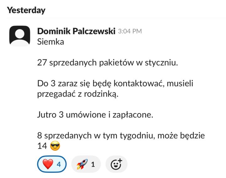 Najnowsze wyniki klientów naszej agencji