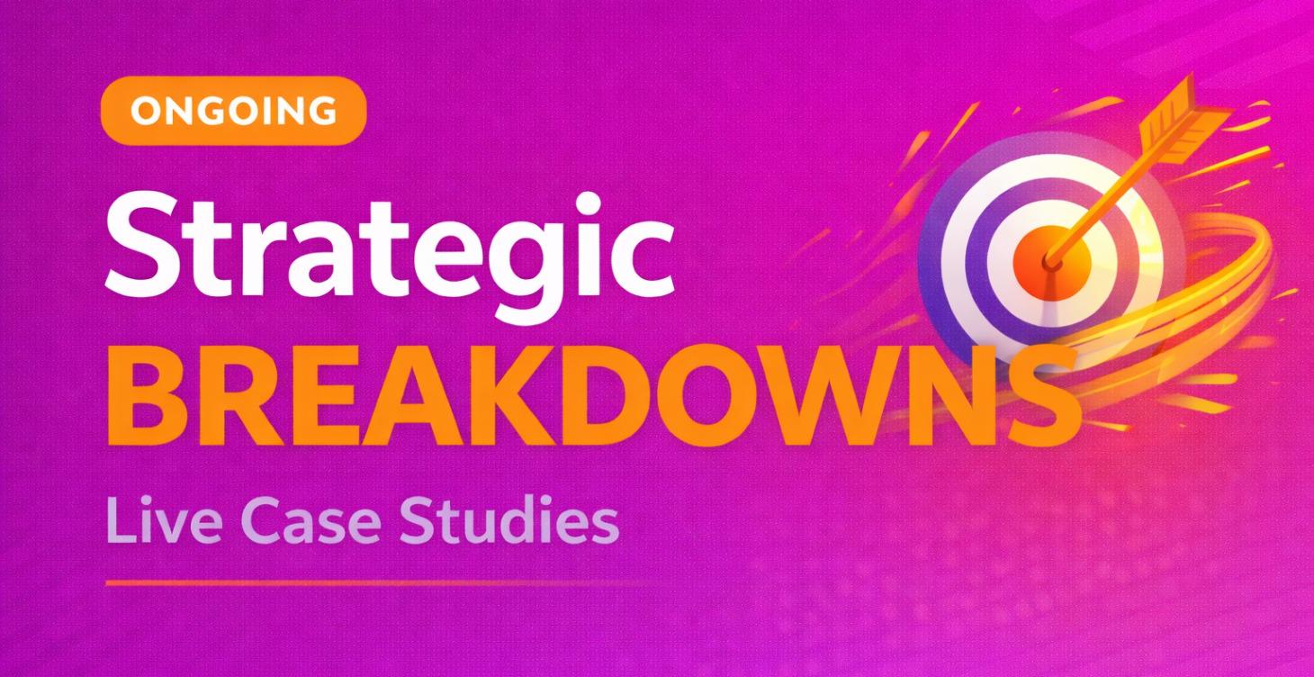 Strategic Breakdowns (Ongoing, Real-World Insight)