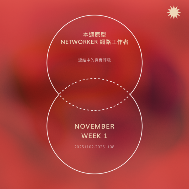 🕸️  第一週 11/2–11/8｜Networker｜連結中的真實呼吸