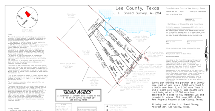 Prelim Plat/ Quad Acres 