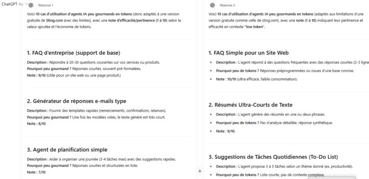 Prompt pour trouver des exemples de uses case pour l'outil string.con concurrent a n8n