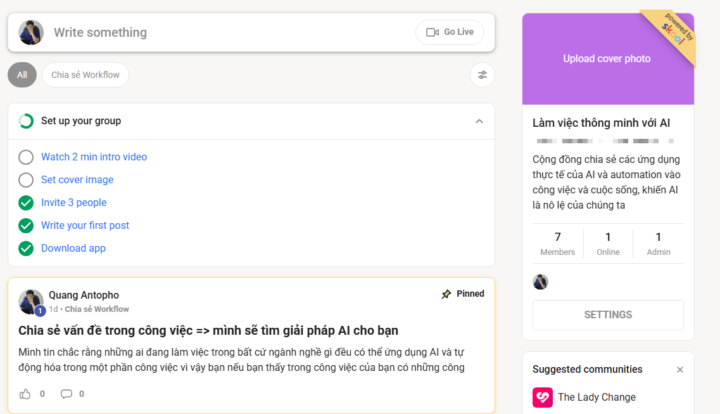Thu hút thành viên thông qua Tiktok