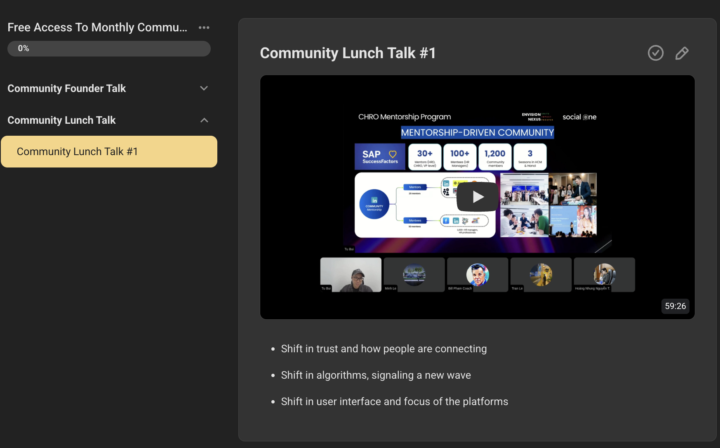 Recap Community Lunch Talk #1 đã lên Classroom!