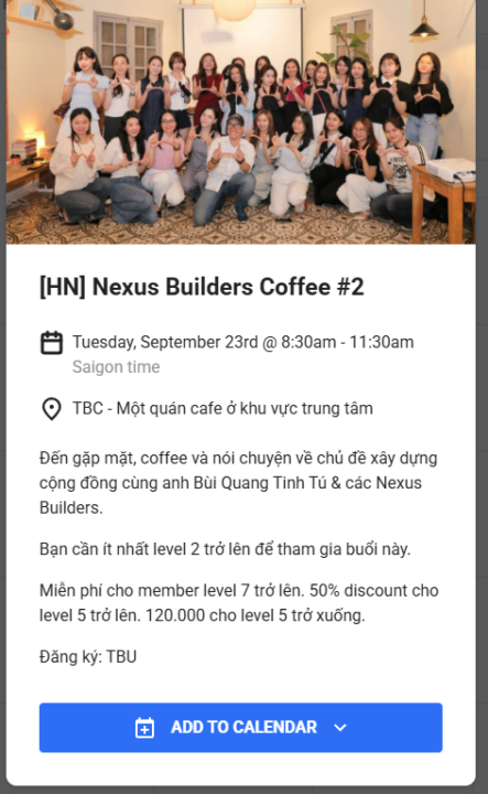 Hỏi về cách đăng ký tham gia offline?