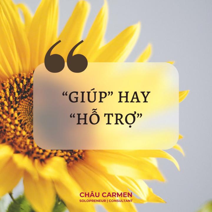 GIÚP ĐỠ HAY HỖ TRỢ