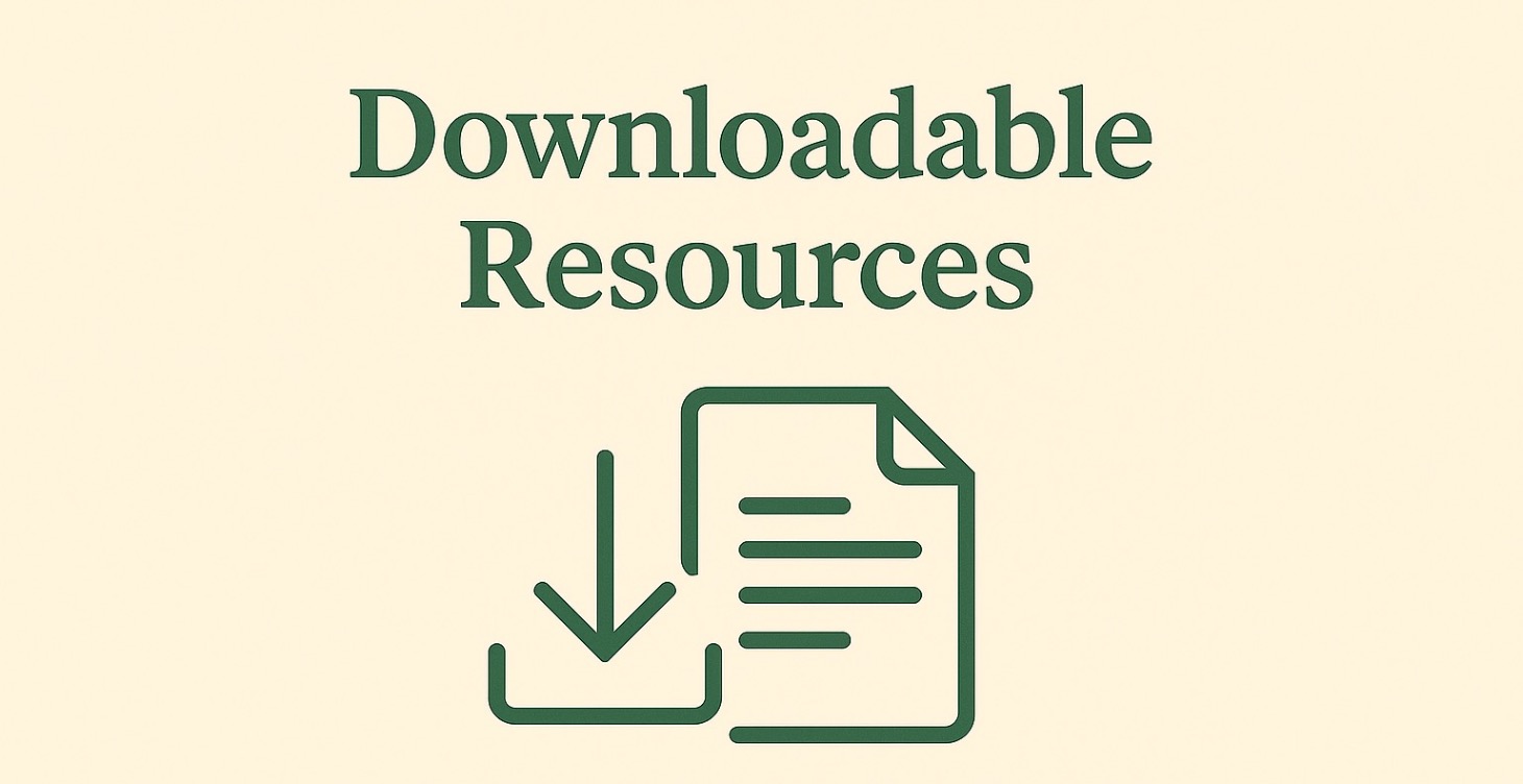 Downloadable Resources