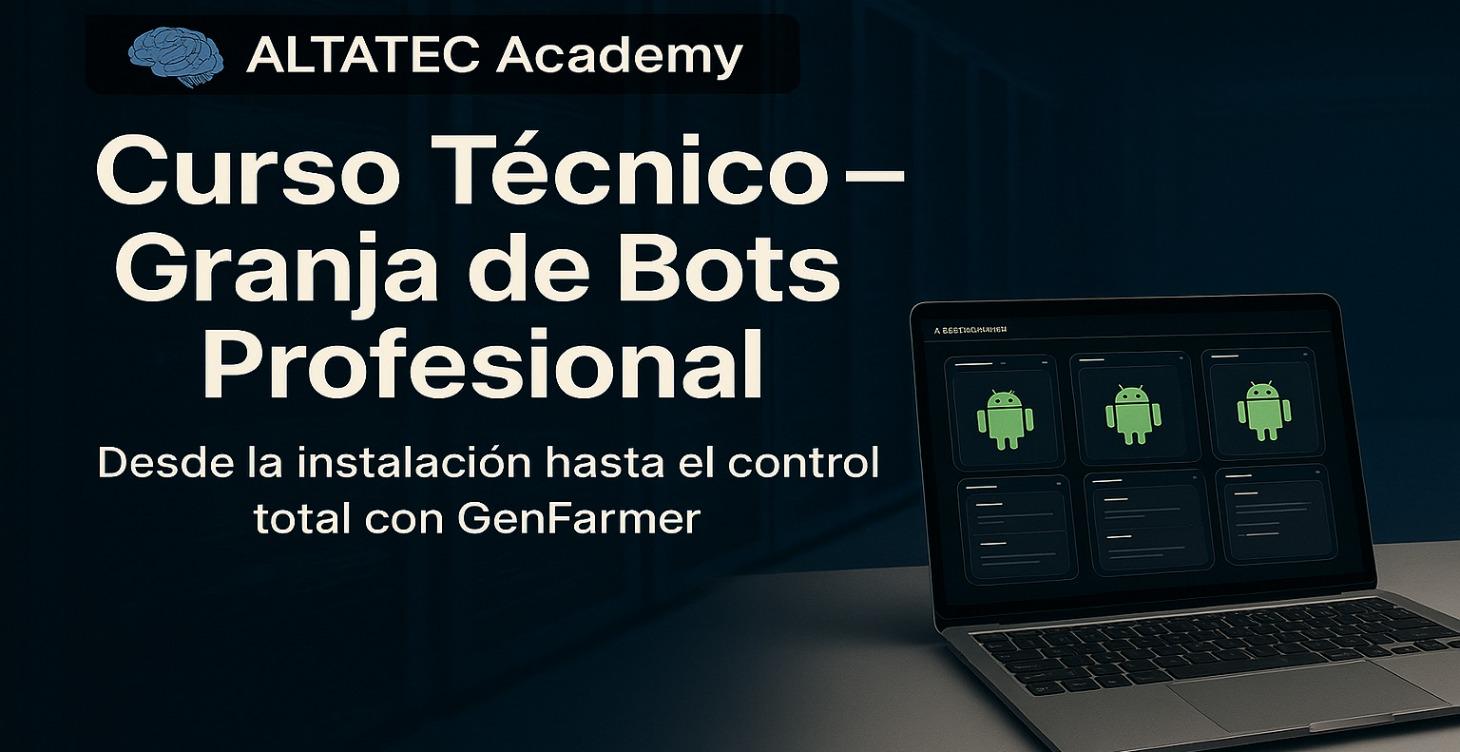 Curso Técnico – Granja de Bots Profesional