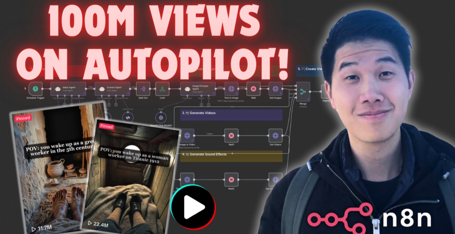 Auto-Posts Faceless POV Reels Every Hour 🚀