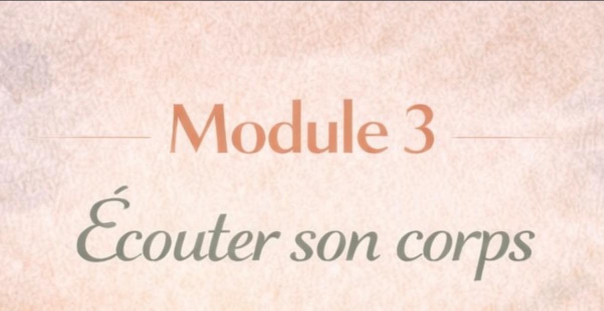 3: Écouter son corps