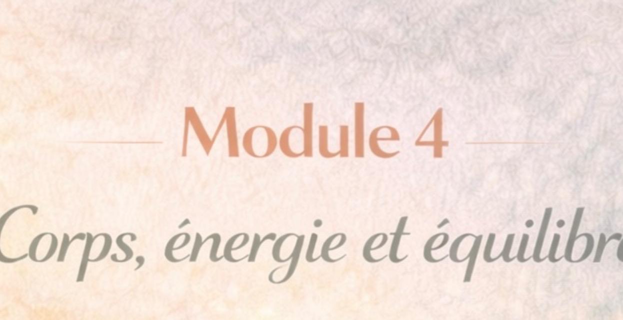 4: Corps, énergie et équilibre