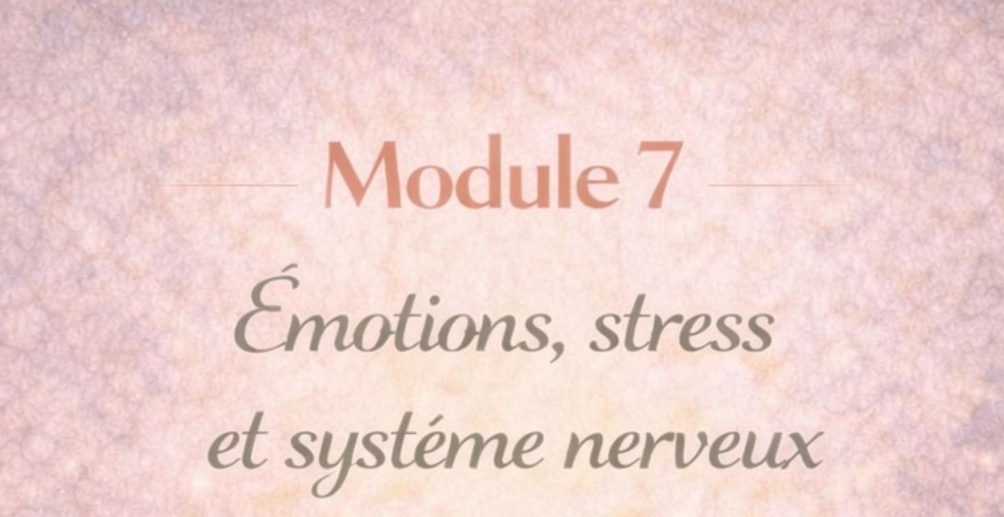 7: Émotions, stress et système nerveux