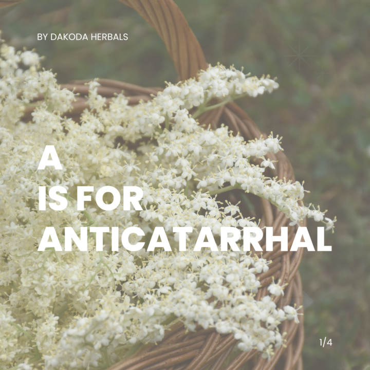 A is for Anticatarrhal!