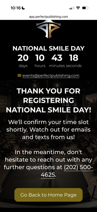 SMILE 😀 Speaking Opportunity 
