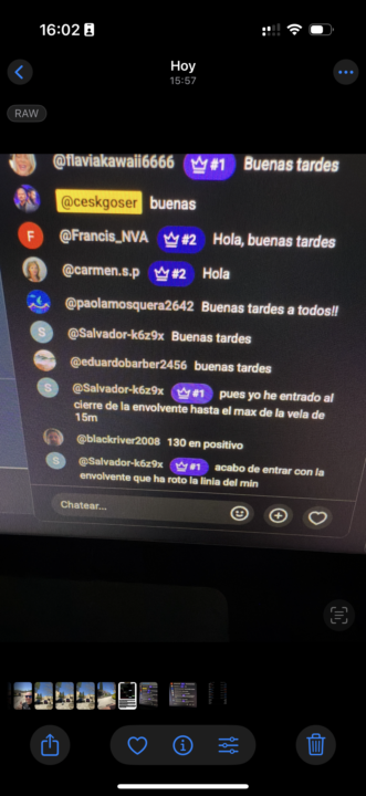 Sesión en vivo 