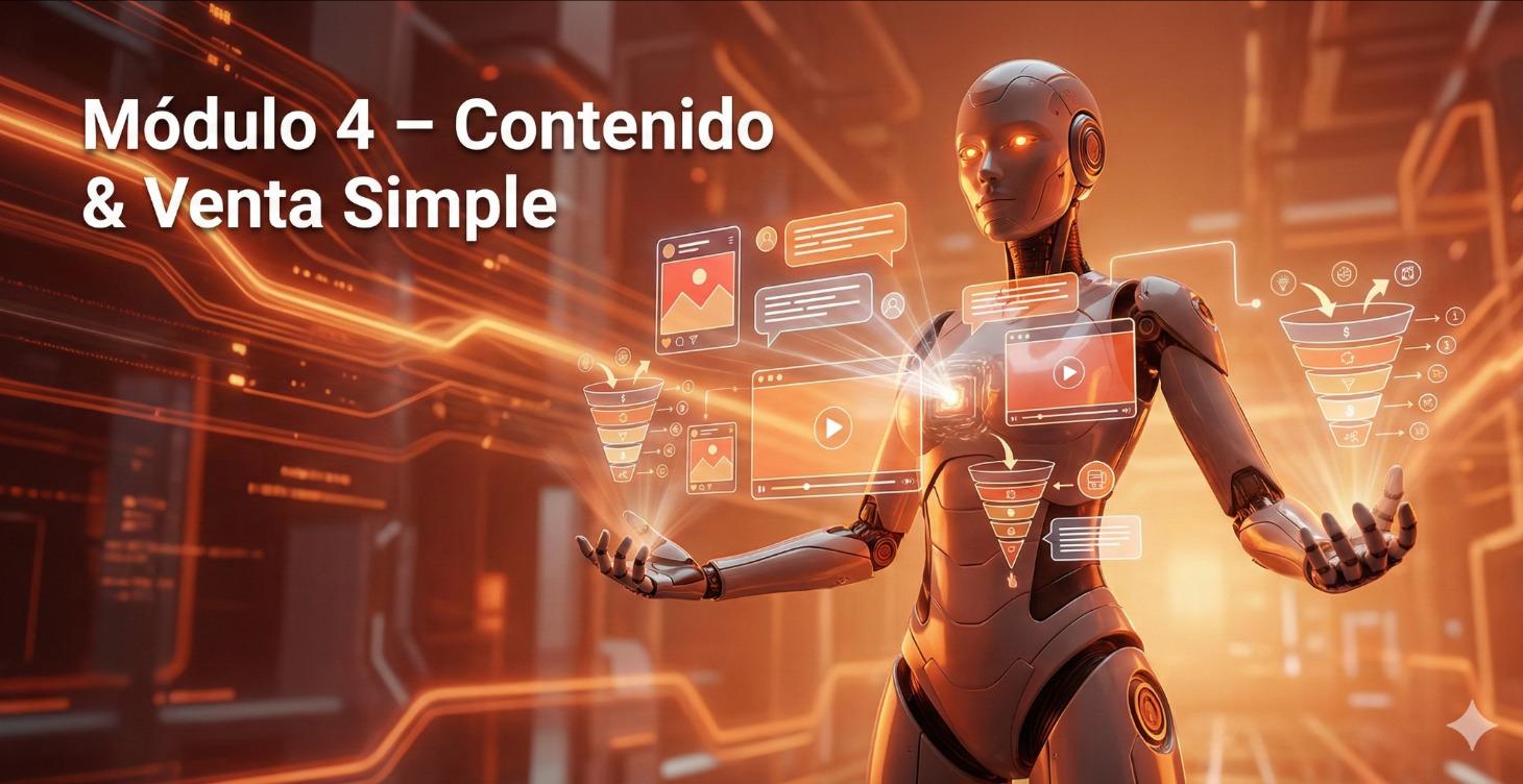 🔥 MÓDULO 4 – Contenido & Venta Simple