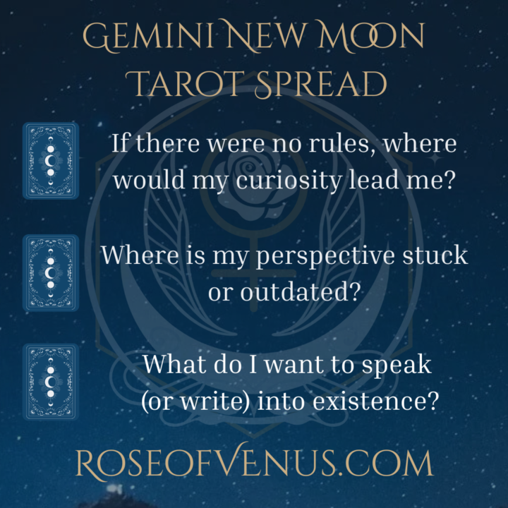 Gemini New Moon Tarot Spread