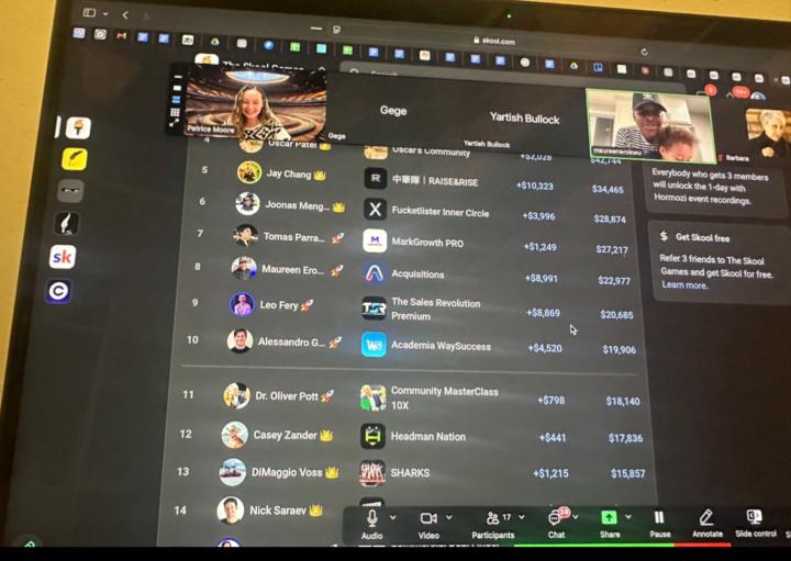 We just won the Skool Games 