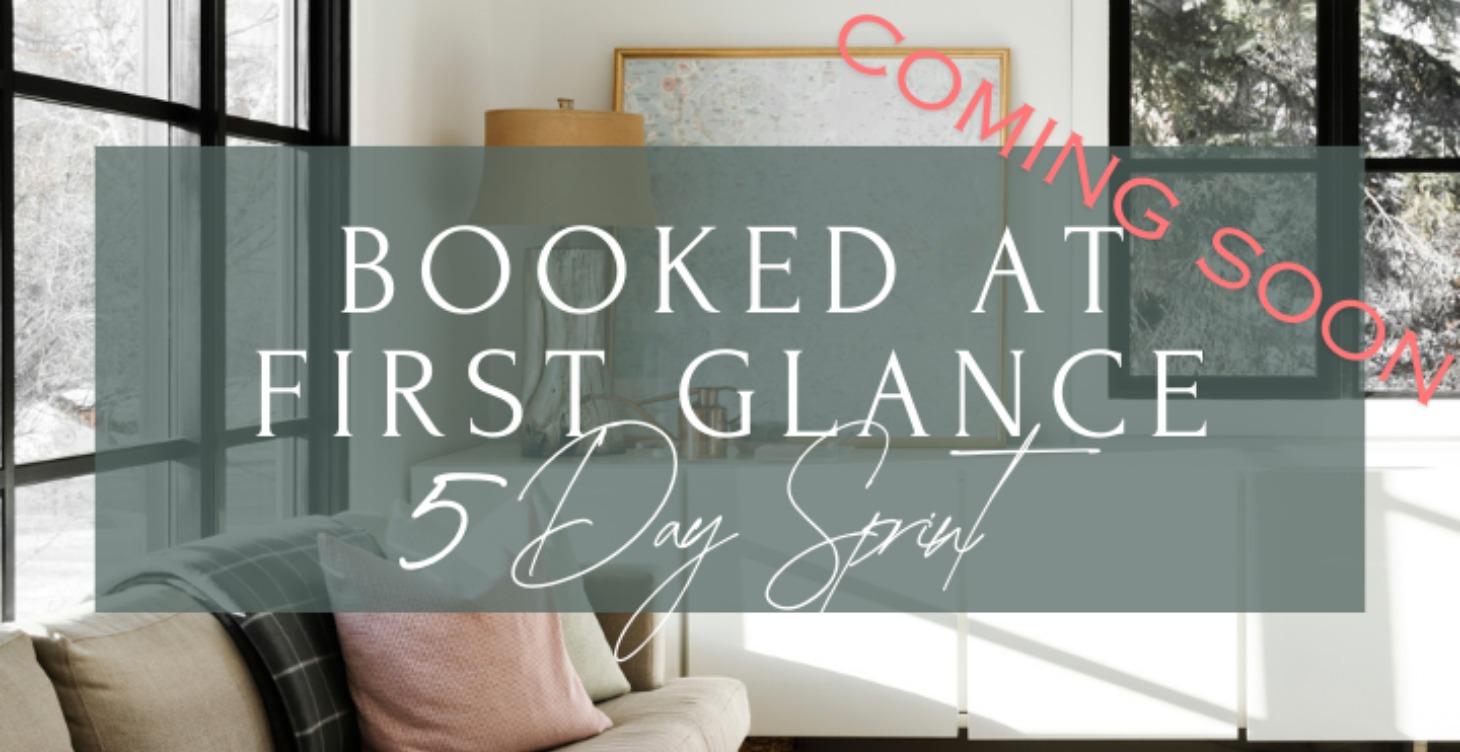 The Booked at First Glance Styling Sprint