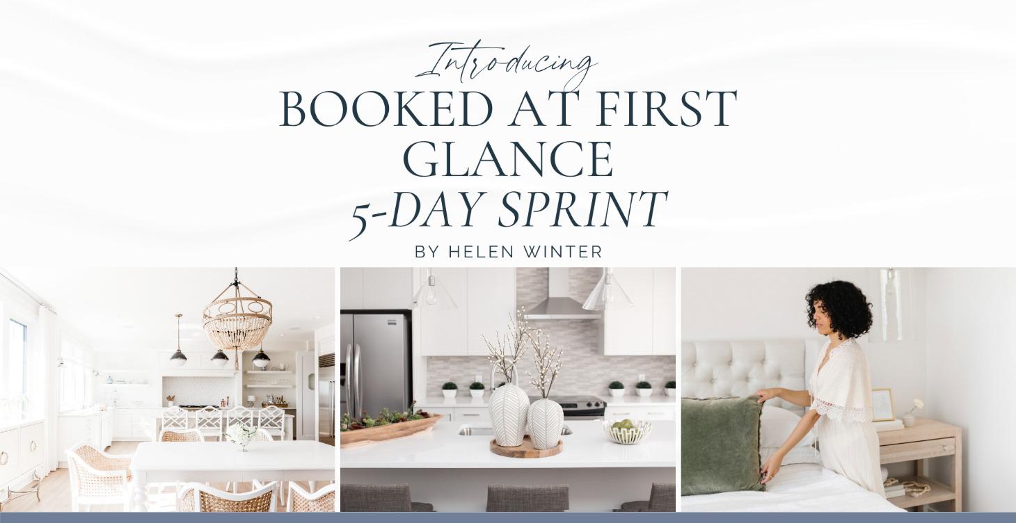 The Booked at First Glance Styling Sprint