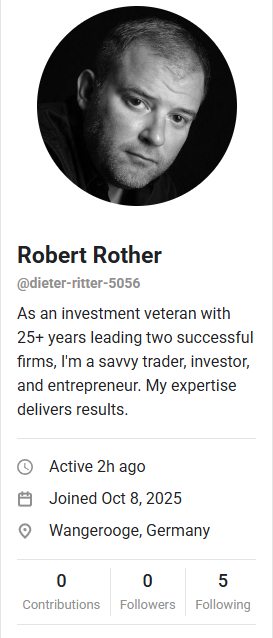 Warning: There is a Robert fake account... 