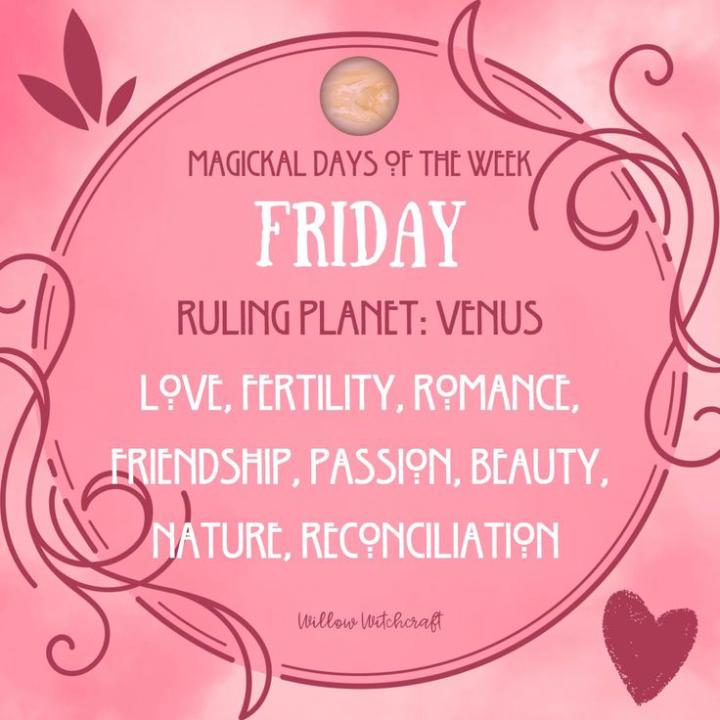 Happy Friday und die Planetenprinzipien in der Magie 🪐⭐♀️