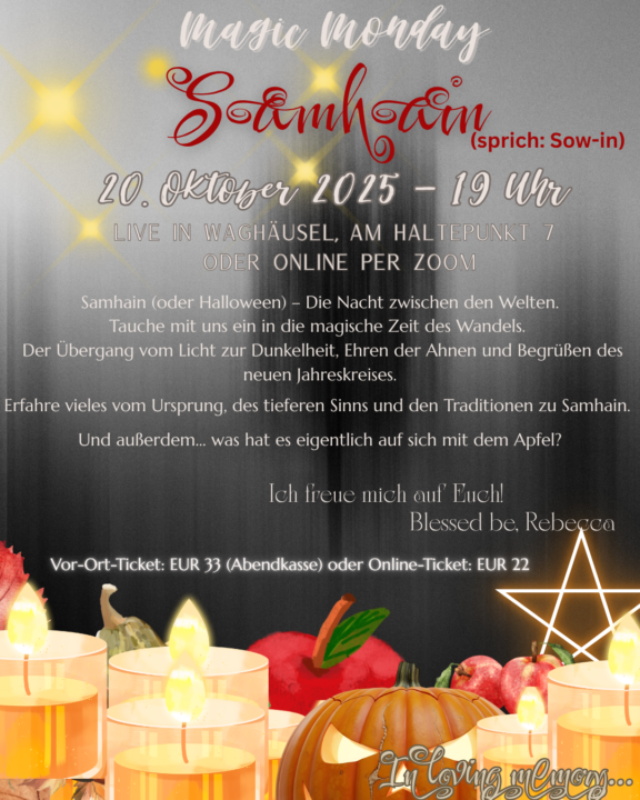 🎃🎃🎃 MAGIC MONDAY - Samhain/Halloween 🎃🎃🎃