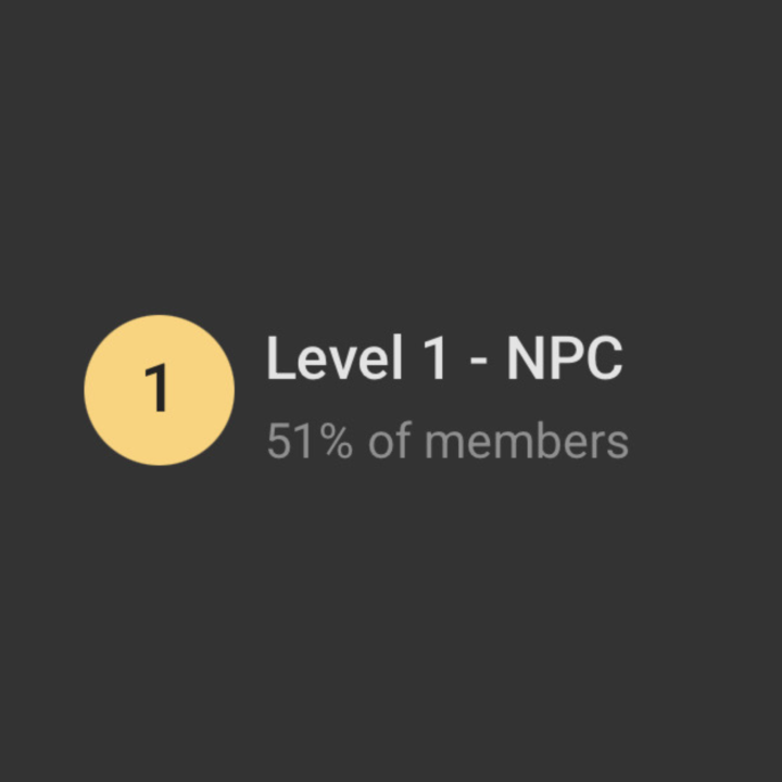 Level 1 – NPC