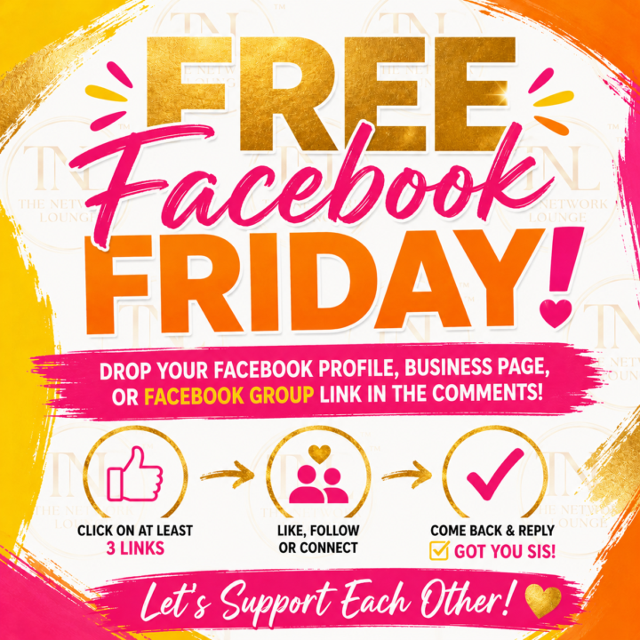 🎉 FREE FACEBOOK FRIDAY 🎉