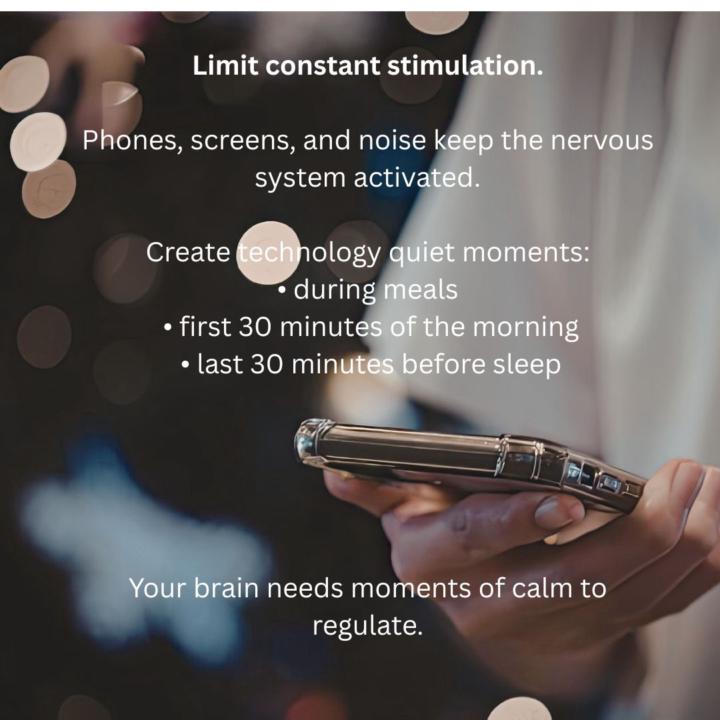 Wellness Wednesday ~ Limit Stimulation