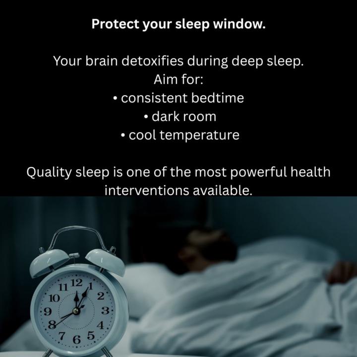 Wellness Wednesday ~ Protect your sleep window