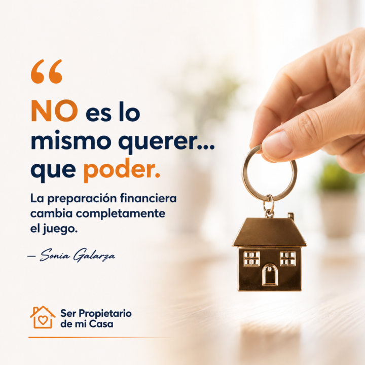 💰 Querer una casa no es suficiente… prepararte sí cambia todo.