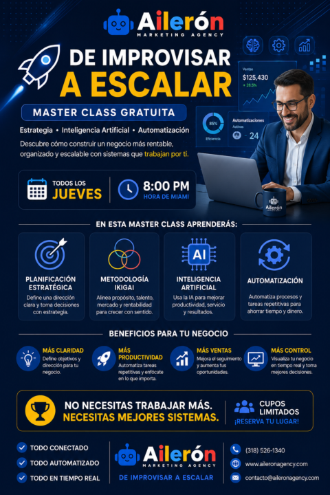 ¿Atrapado apagando fuegos en tu negocio? 🛑 El error es creer que para facturar más, debes trabajar más horas.