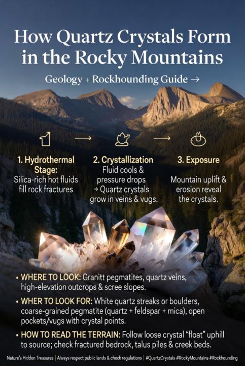 Rocky mountain crystal card📚