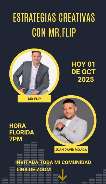 SUPER INVITADA TODA LA COMUNIDAD 7:00PM INVITADO MR. FLIP