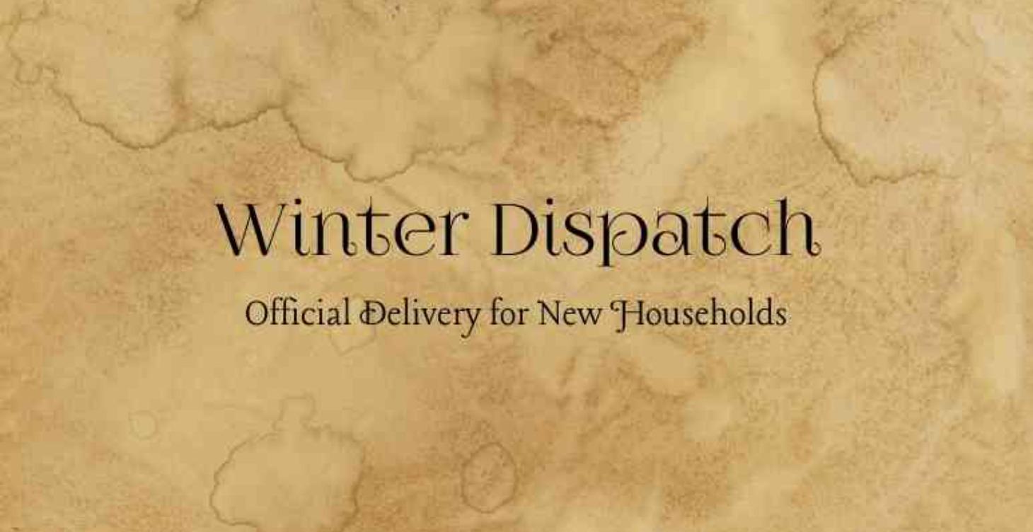 Winter Dispatch 2025