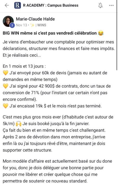 Quand tout bascule après 2 ans de persévérance…
