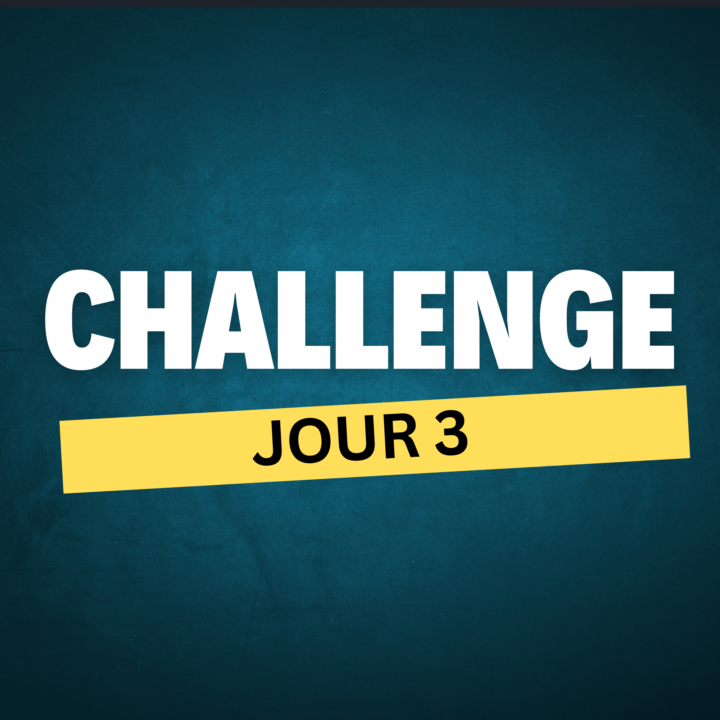 REPLAY CHALLENGE - JOUR #3 - ICI  📣