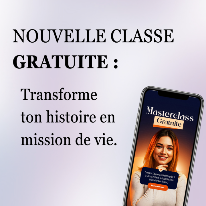 Nouvelle Masterclass Gratuite 📣